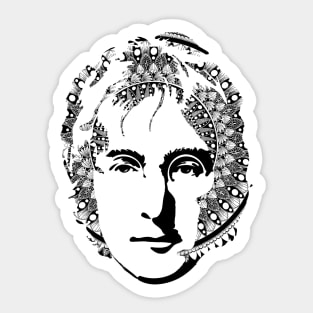 Mandalized John Lennon Sticker